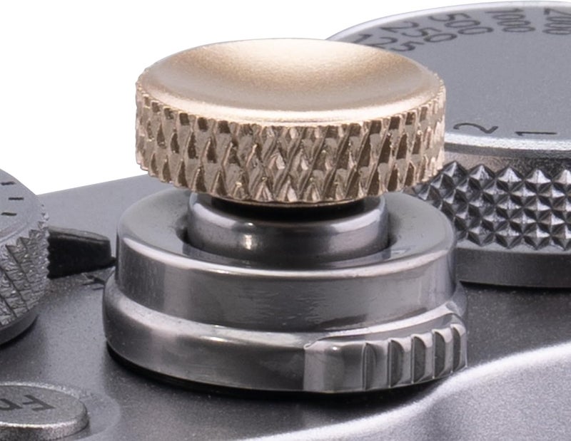 VKO Camera Shutter Button,Soft Shutter Release Button Gold(3 Pack) - Image 1